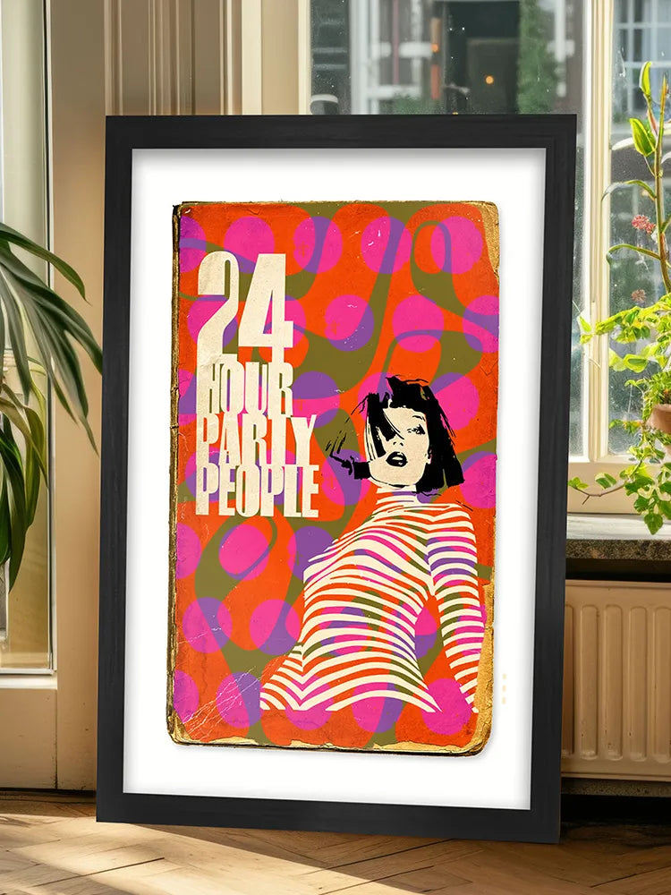 24 Hour Party People - Music Print