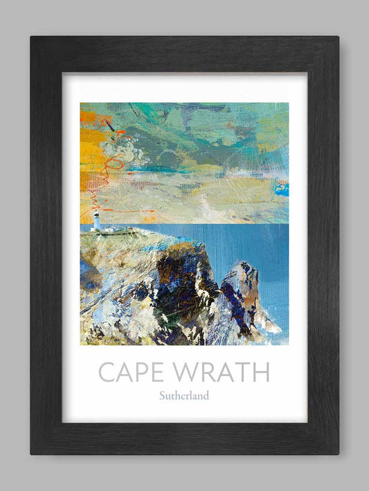 Cape Wrath - Scottish Coastal Poster Print A4