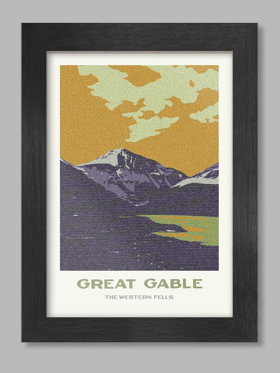 great gable a4 poster print