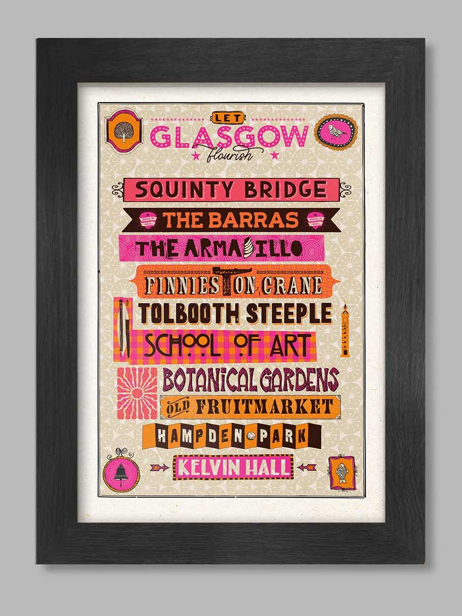 Let Glasgow Flourish - Poster Print A4