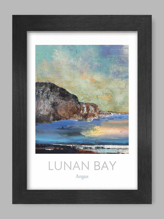 Lunan Bay - Scottish Coastal Poster Print A4