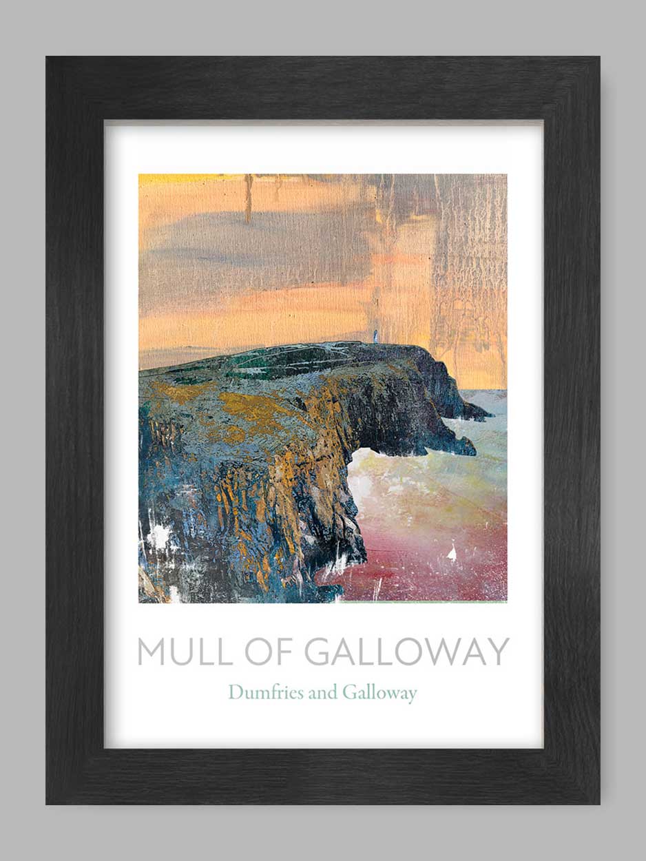 Mull of Galloway - Scottish Coastal Poster Print A4