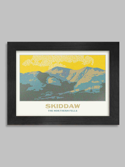 Skiddaw, The Northern Fells - Lake District A4 Poster print