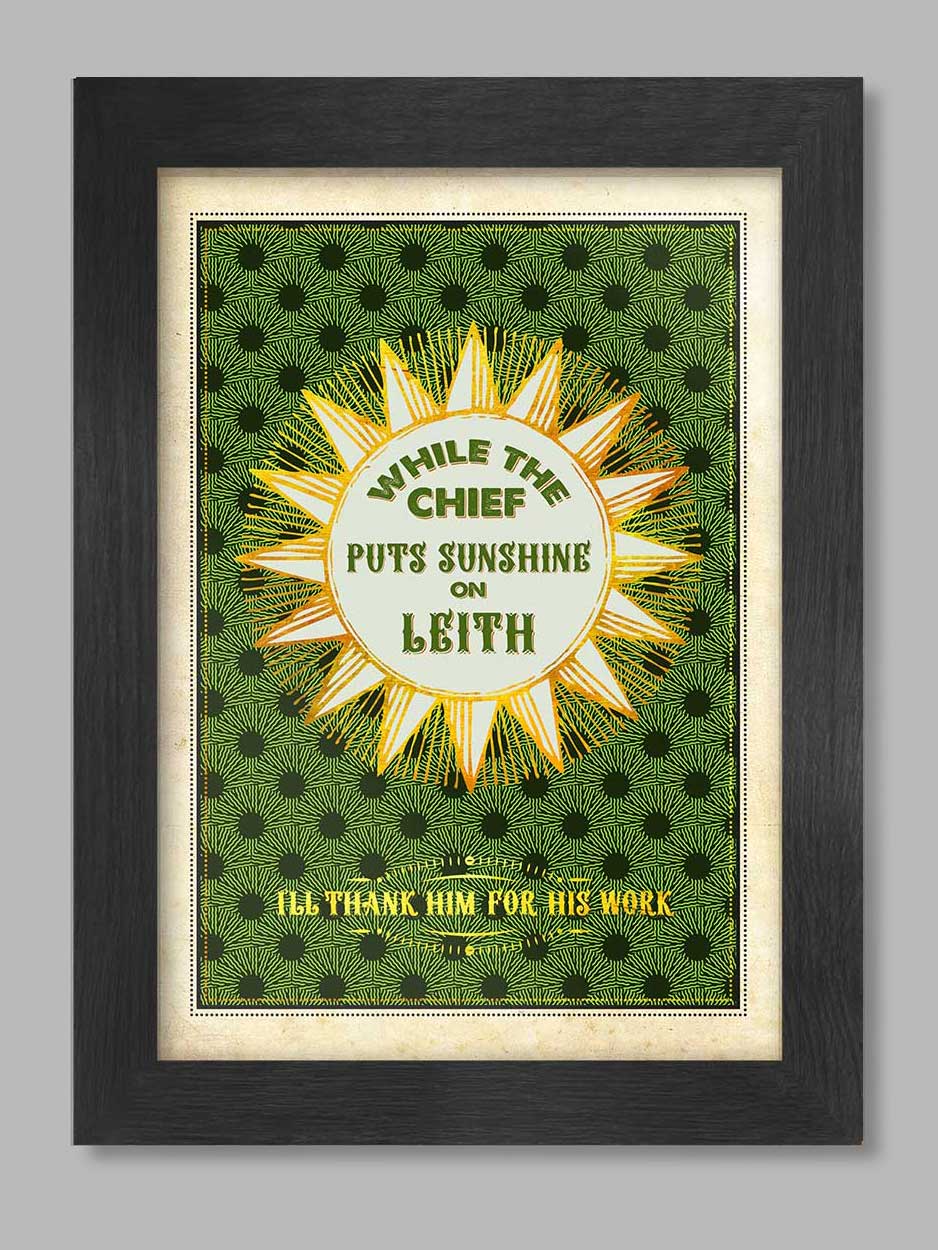 Sunshine on Leith - Poster Print A4