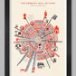 Arsenal Wheel of Fame Poster Print