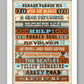 Beatles Albums - Typographic Music Poster Print
