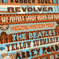 Beatles Albums - Typographic Music Poster Print