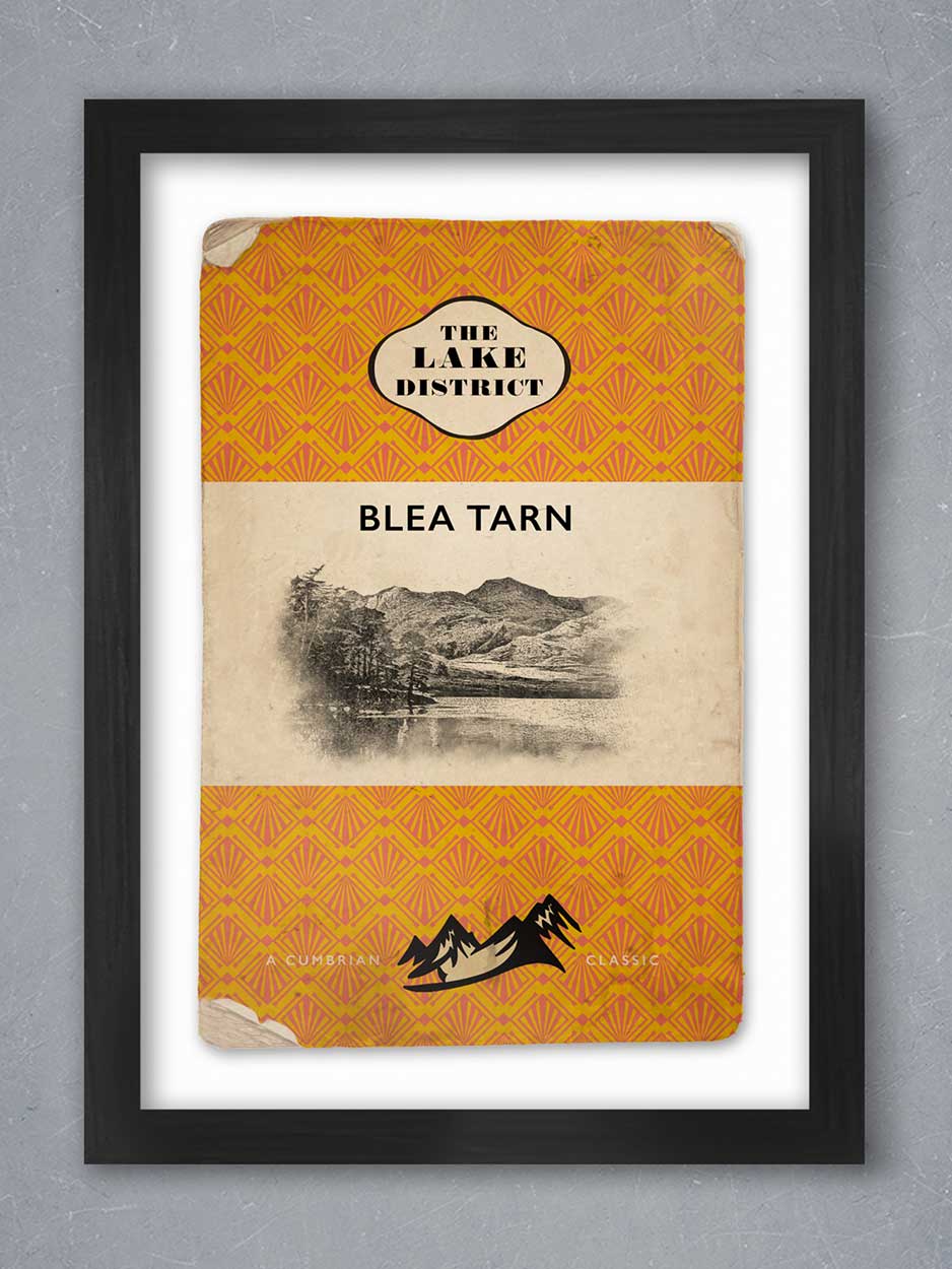 Blea Tarn Cumbrian Classic - Retro Lakes Poster