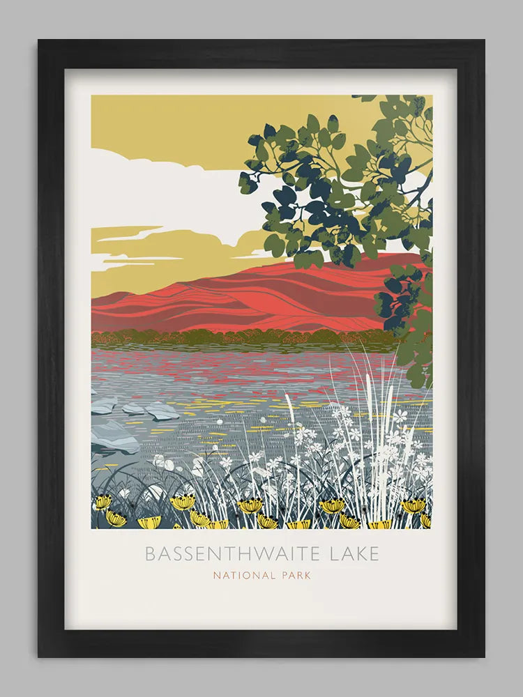 Bassenthwaite Lake View - Lake District Print