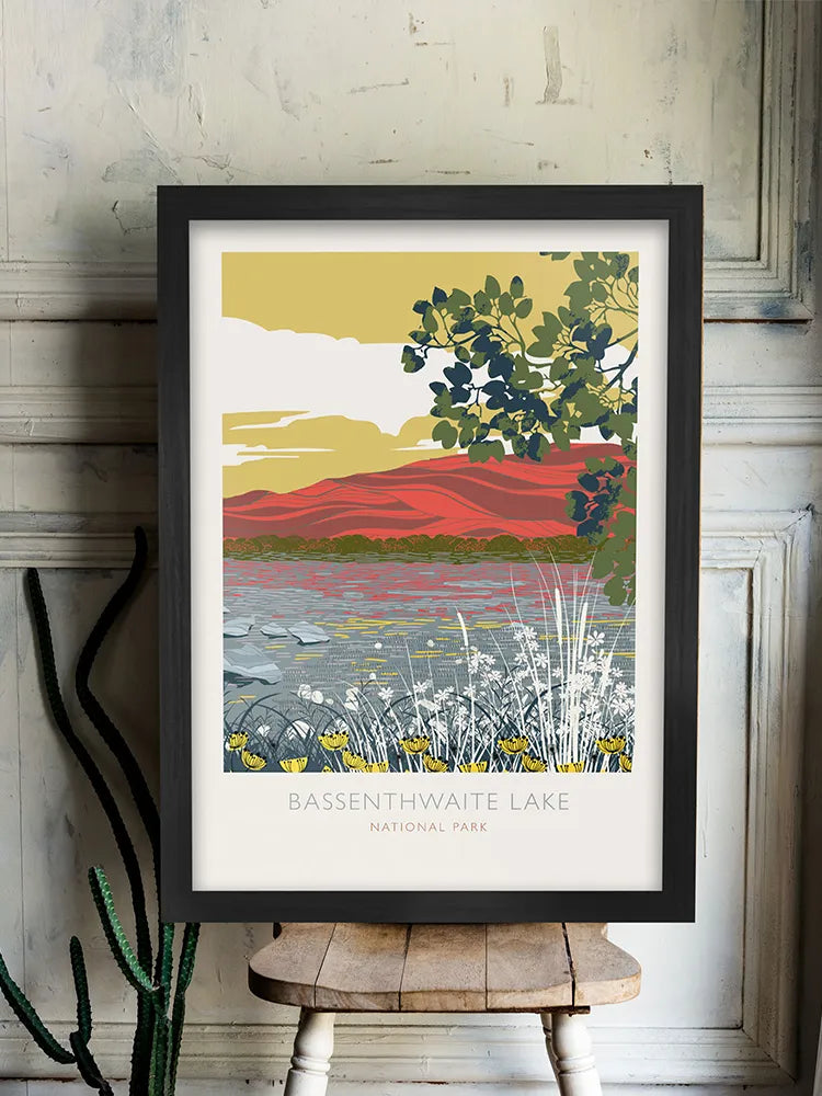 Bassenthwaite Lake View - Lake District Print