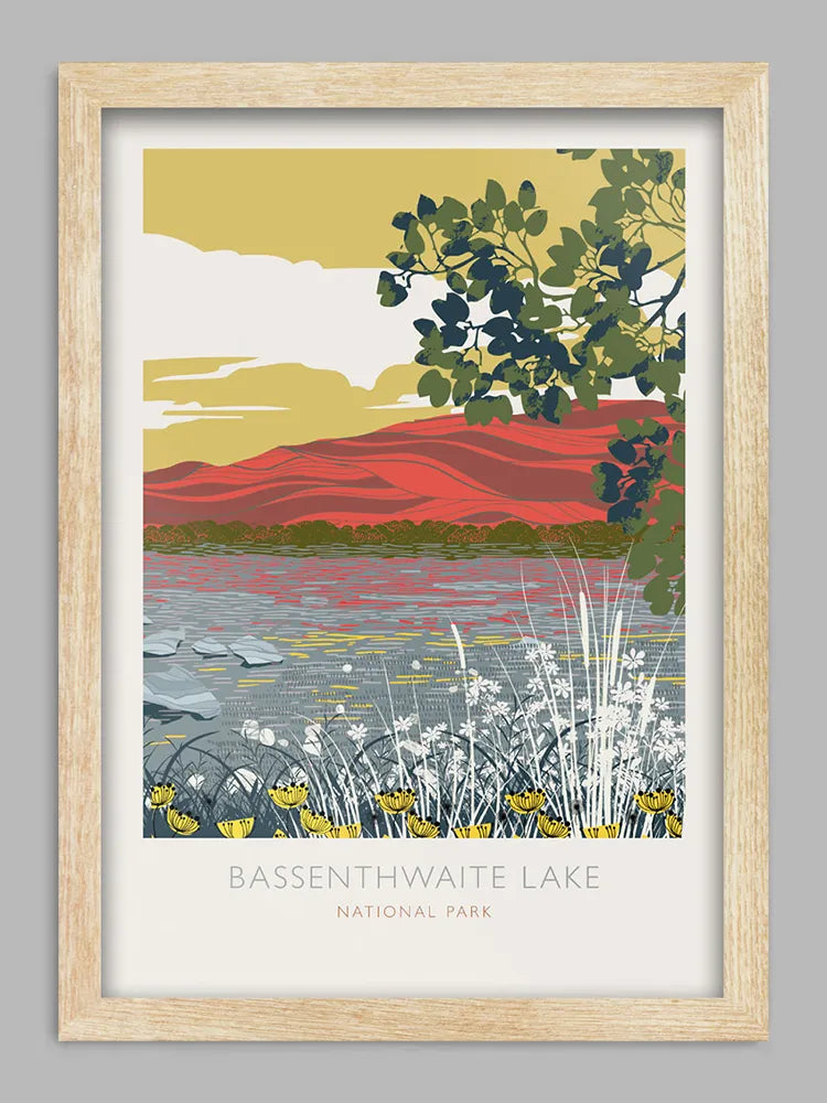 Bassenthwaite Lake View - Lake District Print