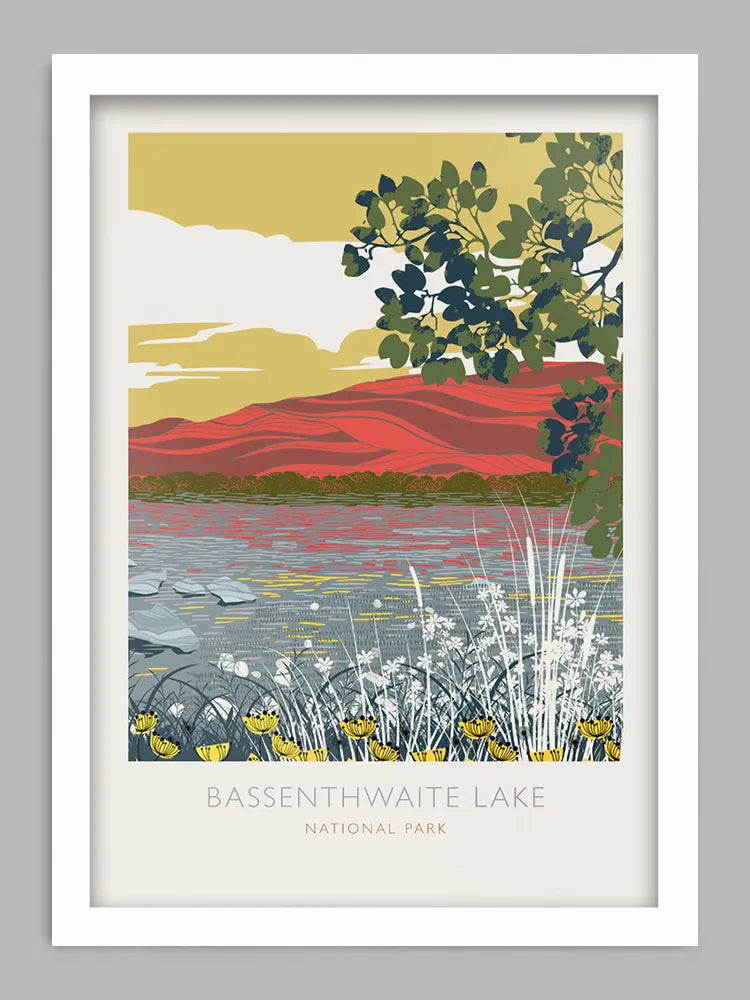 Bassenthwaite Lake View - Lake District Print