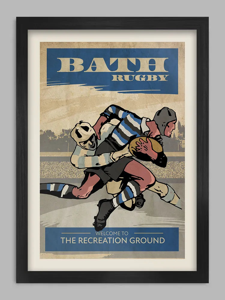 Bath Rugby Print