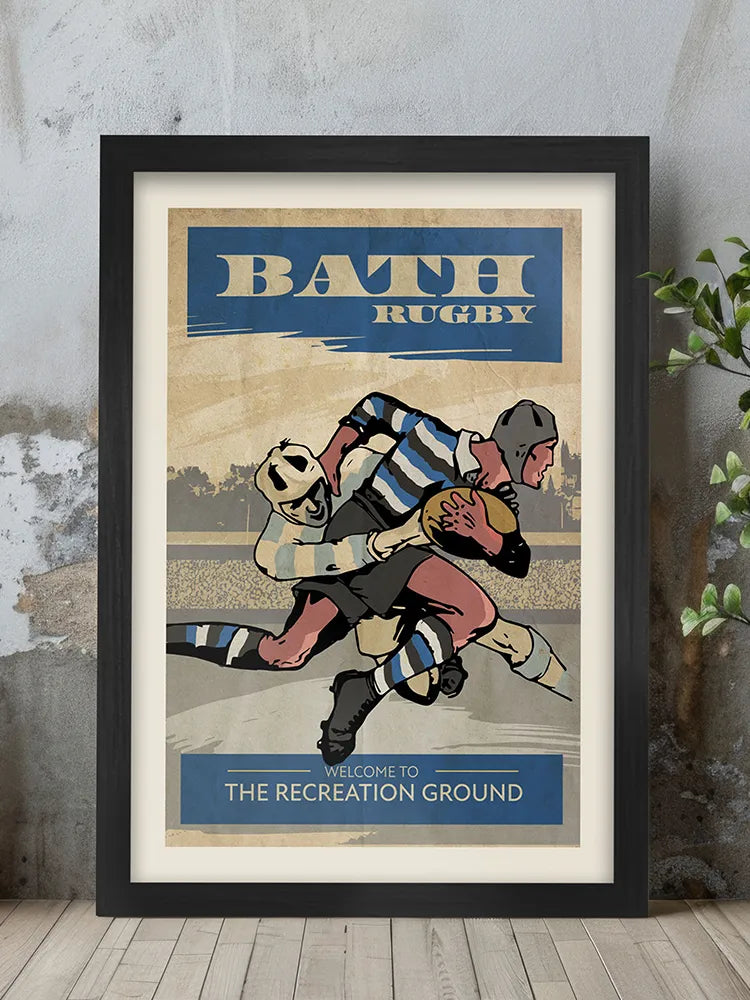 Bath Rugby Print