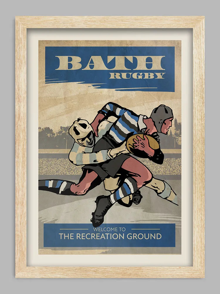 Bath Rugby Print