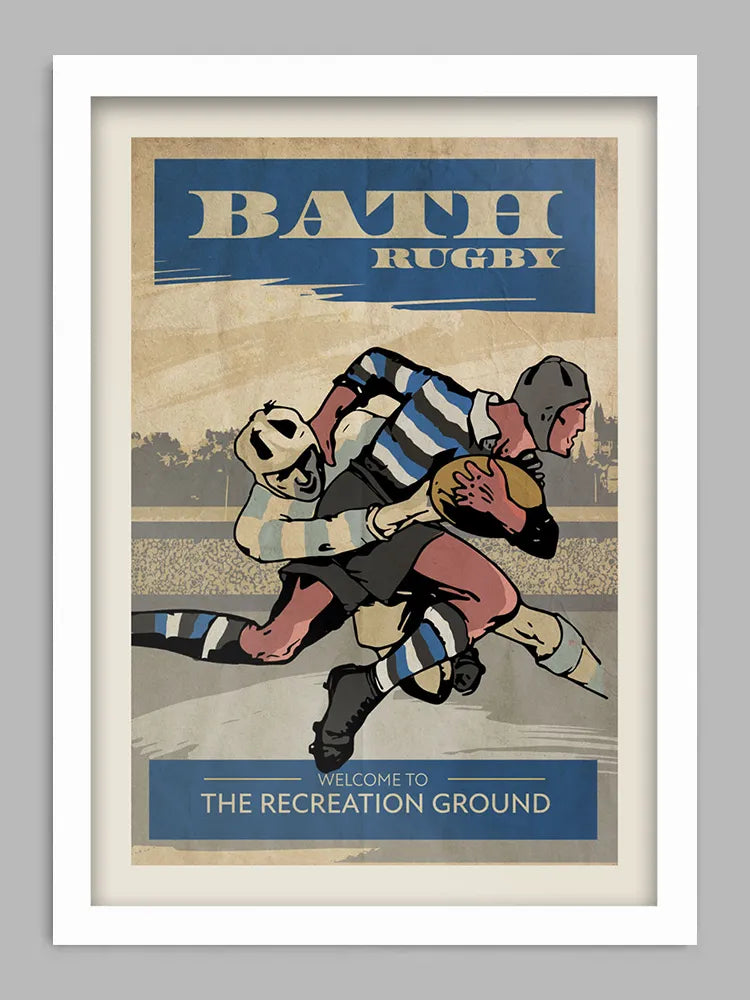 Bath Rugby Print