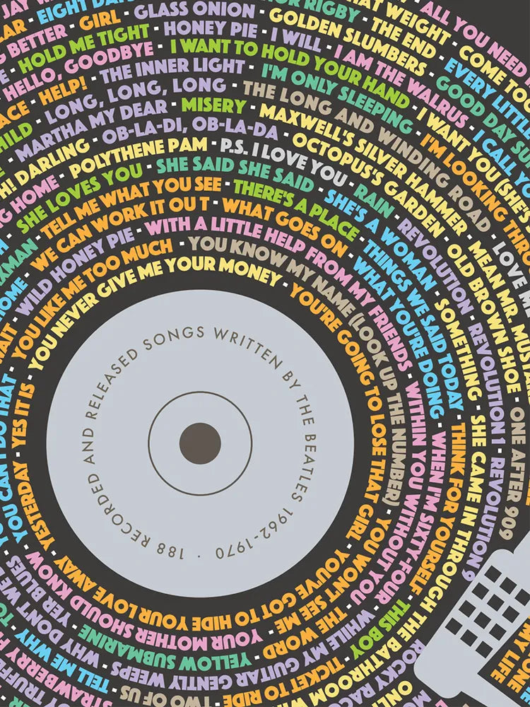 Beatles 188 - Music Print