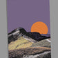 Catbells sunset greeting card