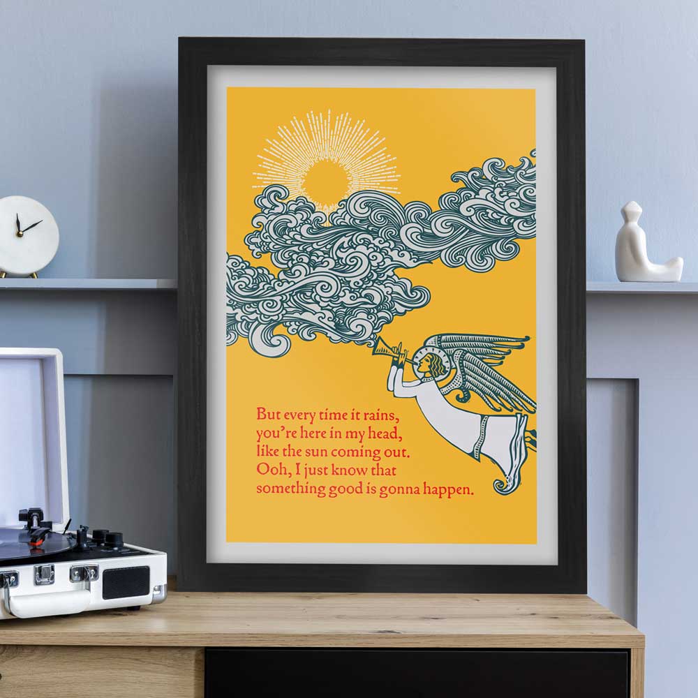 Cloudbusting Music Poster Print