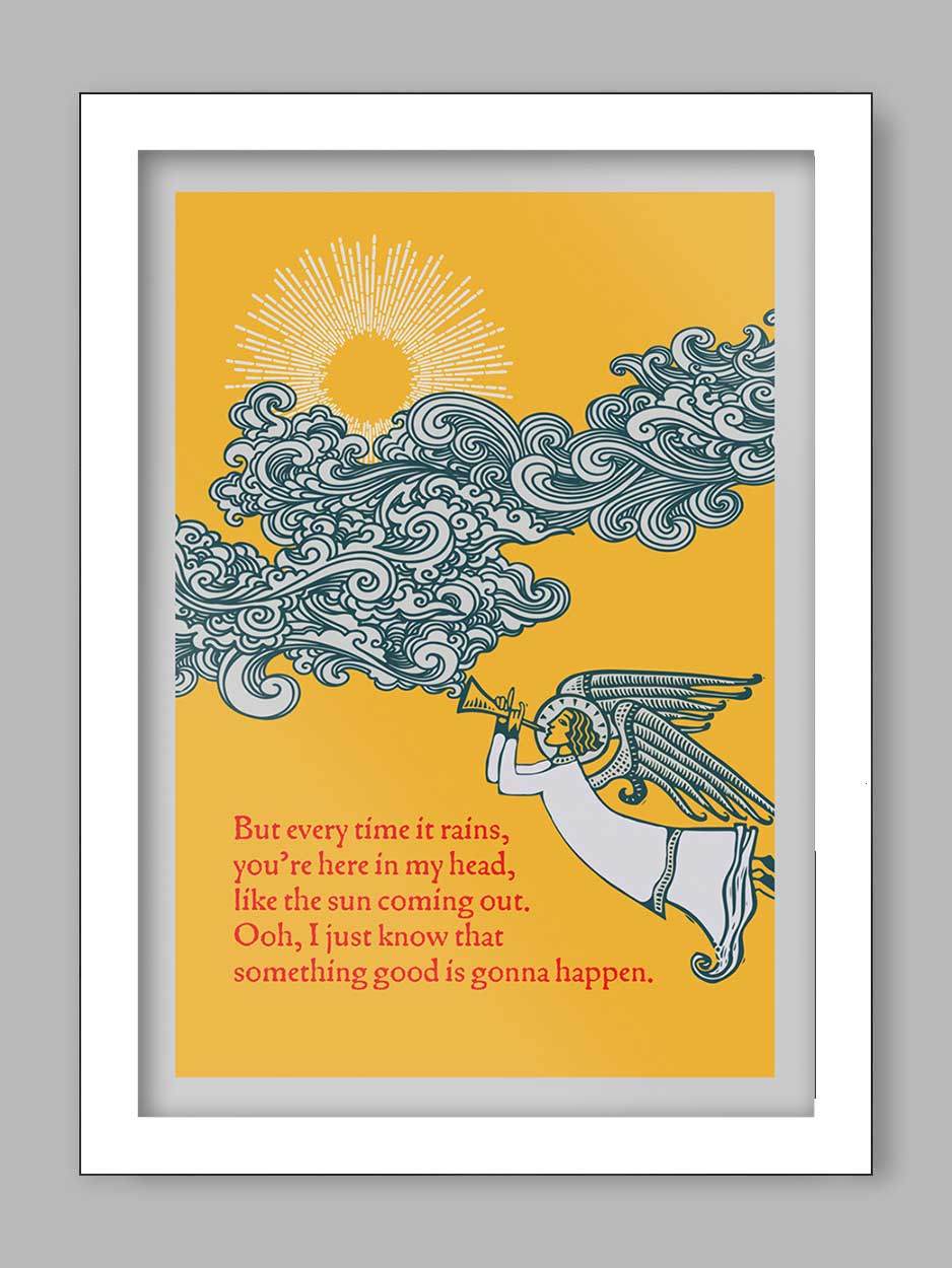 Cloudbusting Music Poster Print