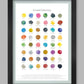 Cornish Colourways - Poster print