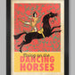 Dancing Horses - Poster Print