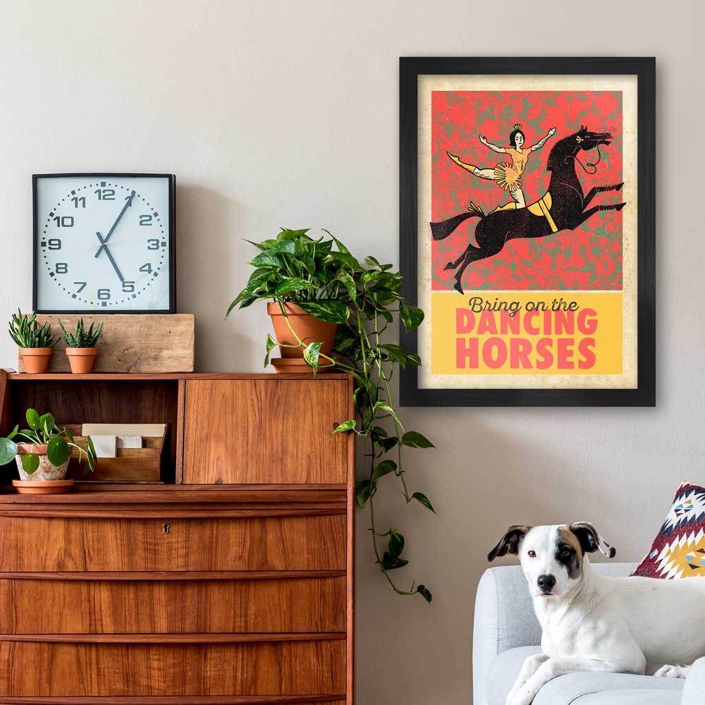 Dancing Horses - Poster Print