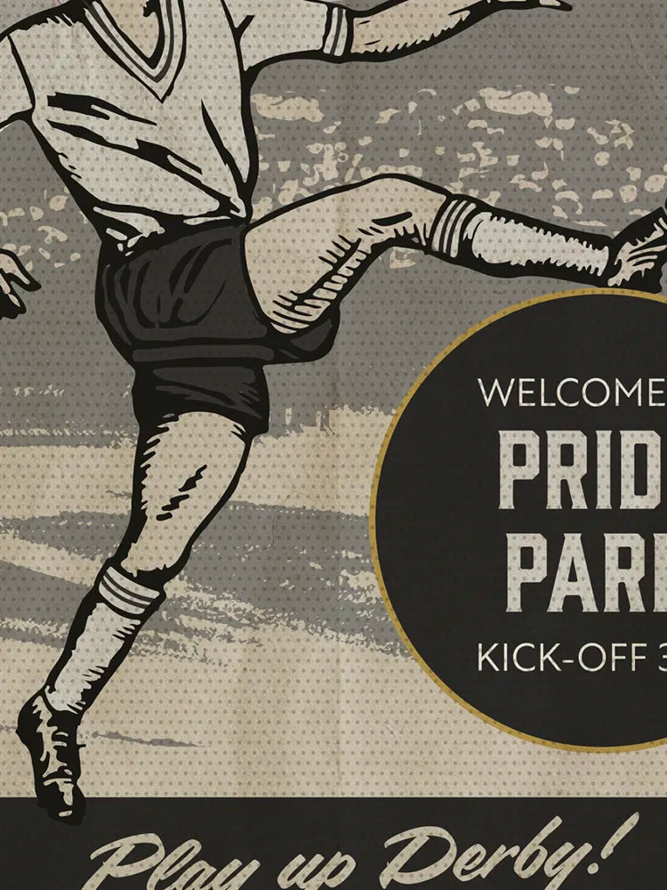 Derby County - Football Print