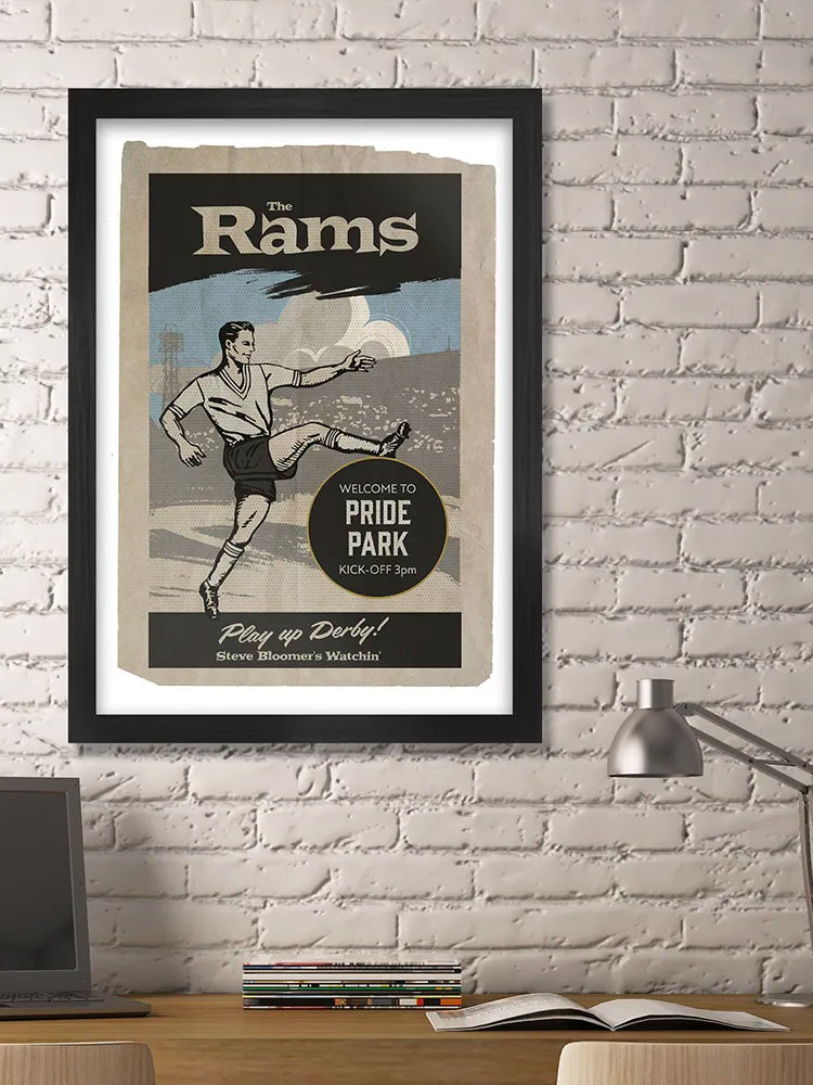 Derby County - Football Print