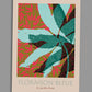 floraison bleue greeting card
