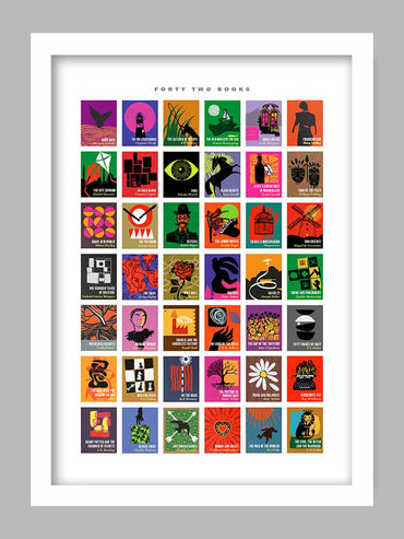 Forty Two Books - Poster Print