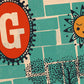 G is for Greyhound Poster Print