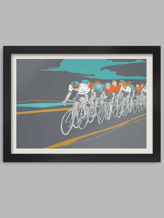 going for a spin cycling poster
