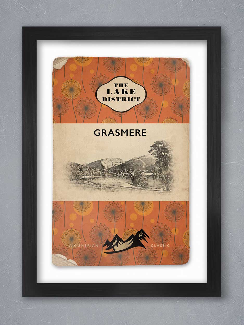 Grasmere 'Cumbrian Classics' poster print
