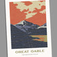 Great Gable Western Fells -  Blank Greeting Card