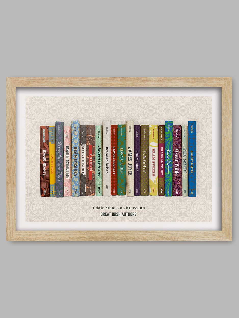 Great Irish Authors - Údair Mhóra na hÉireann Print