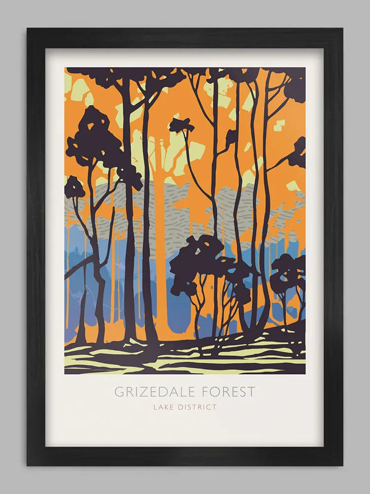 Grizedale Forest - Lake District Print