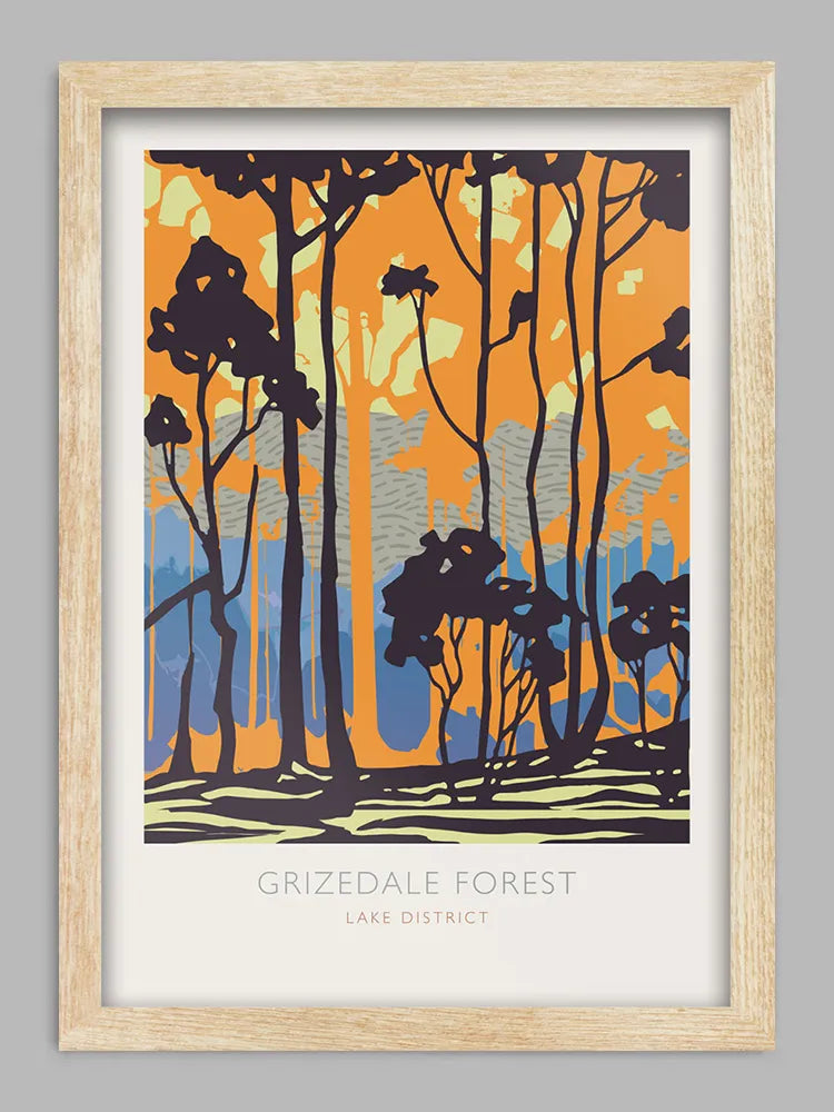Grizedale Forest - Lake District Print