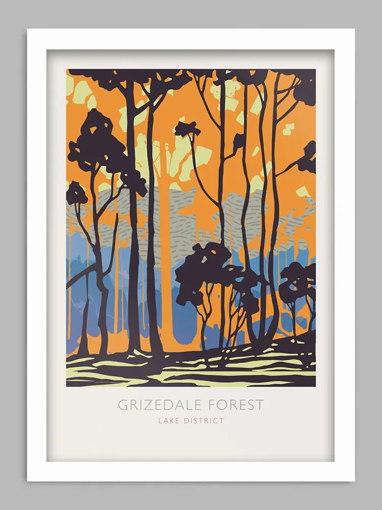 Grizedale Forest - Lake District Print