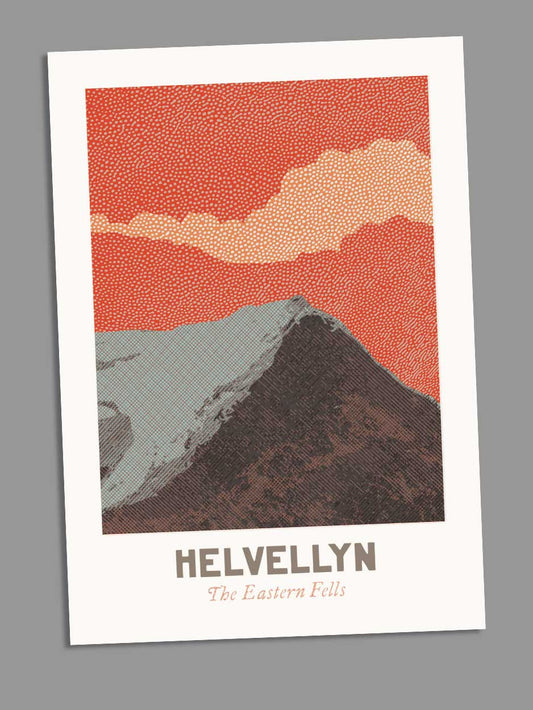 Helvellyn The Eastern Fells -  Blank Greeting Card