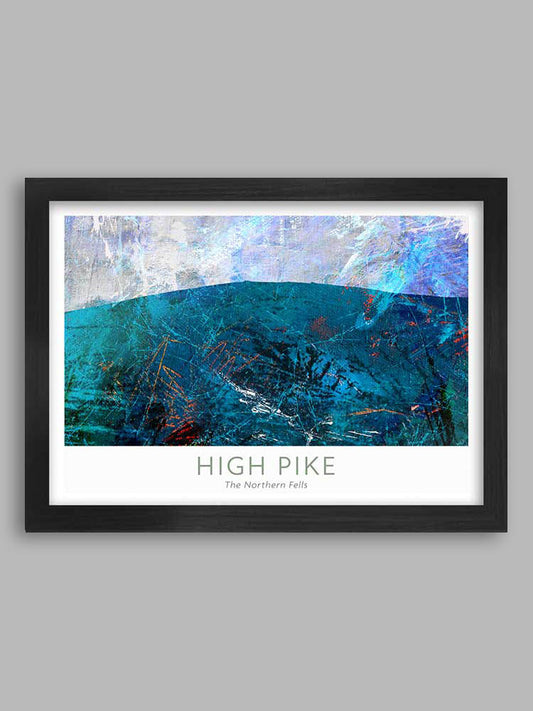 High Pike, Caldbeck - Abstract Poster print