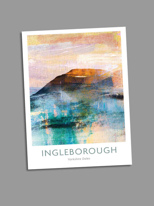 Ingleborough Yorkshire 3 Peaks Greeting Card