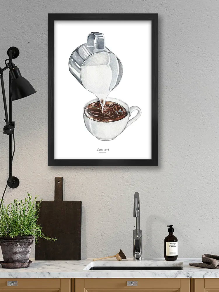Latte Art Print
