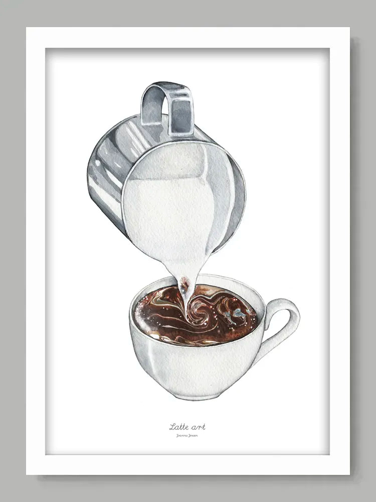 Latte Art Print
