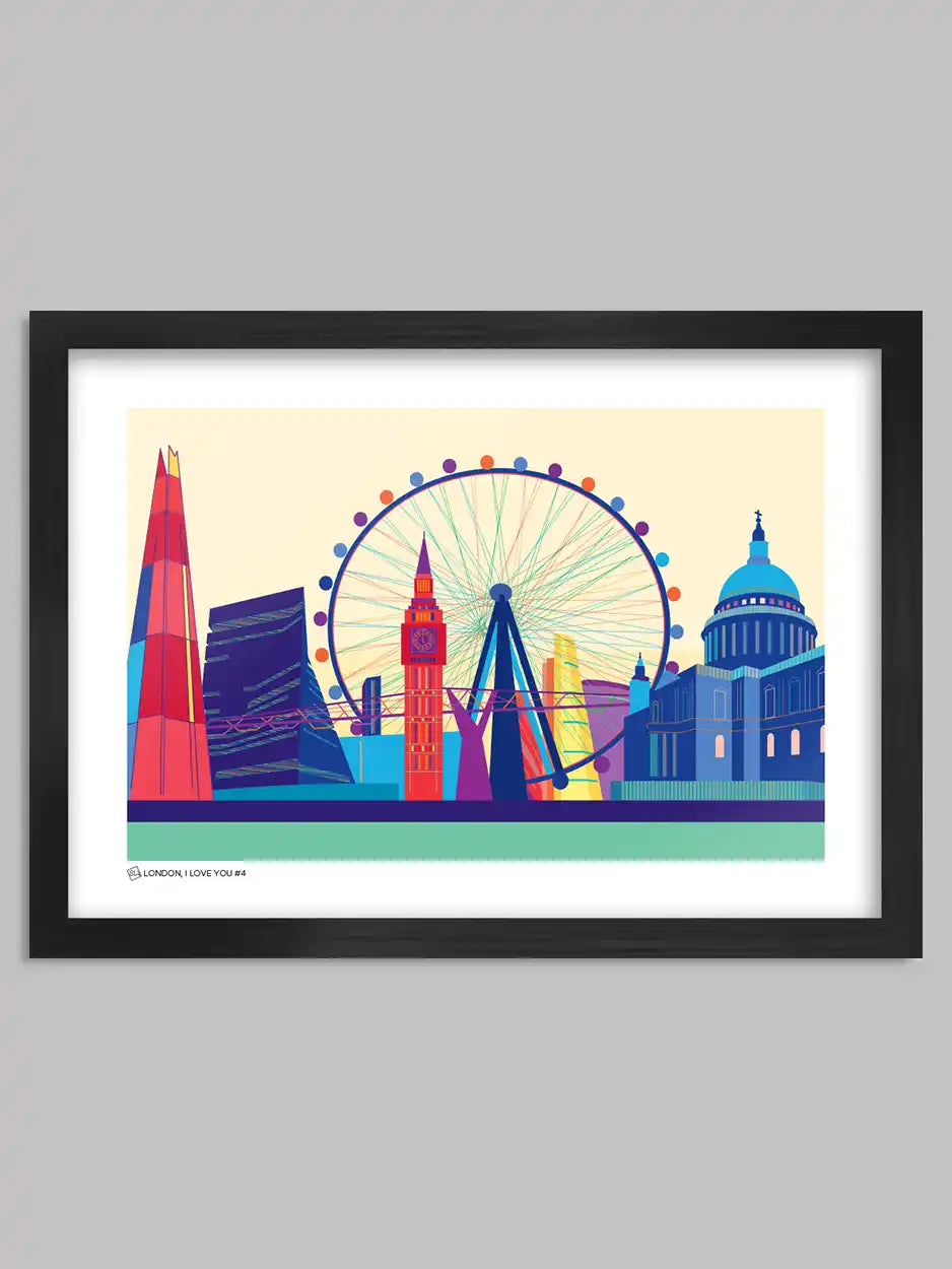 London I Love You Four Print