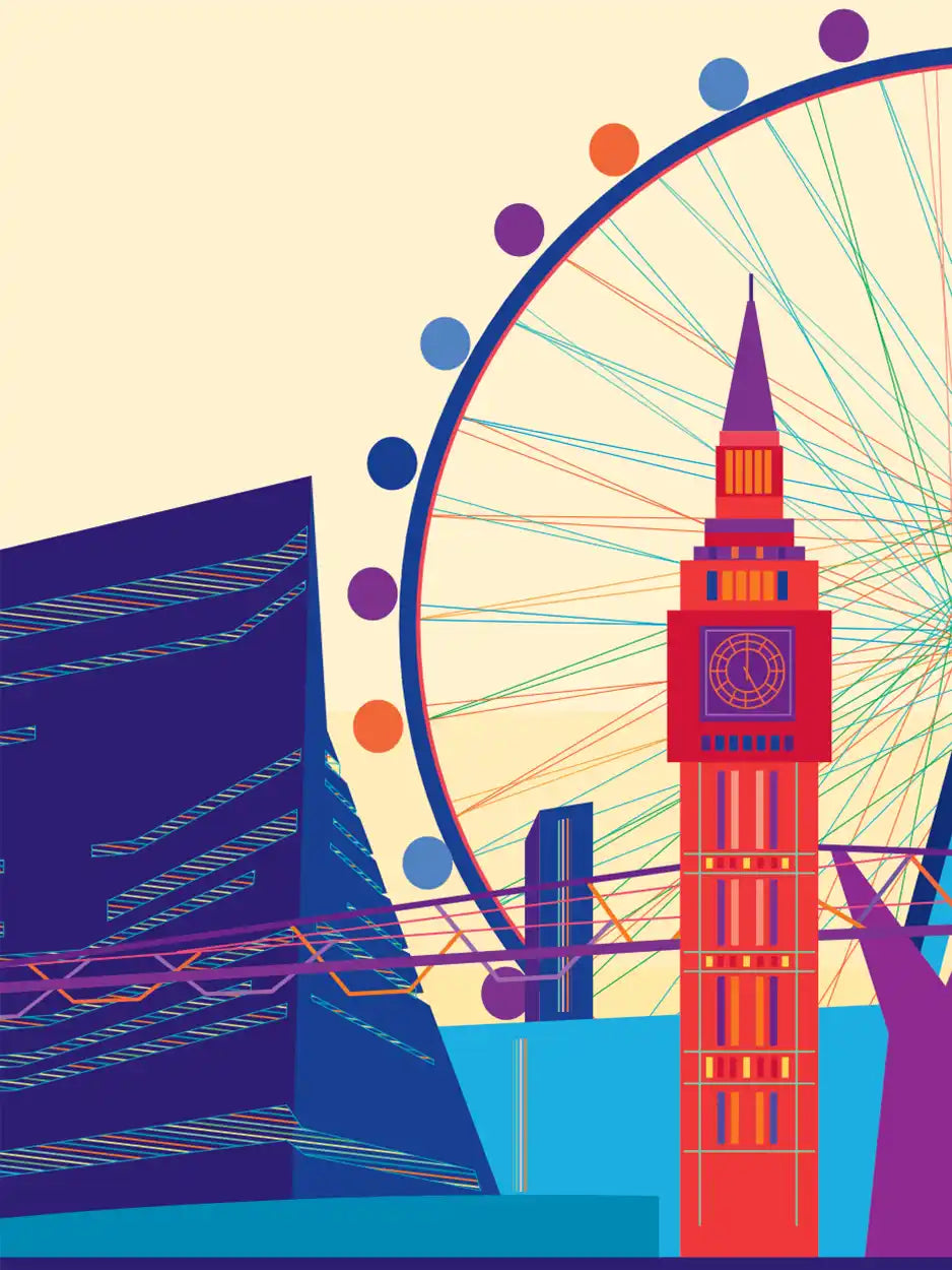 London I Love You Four Print