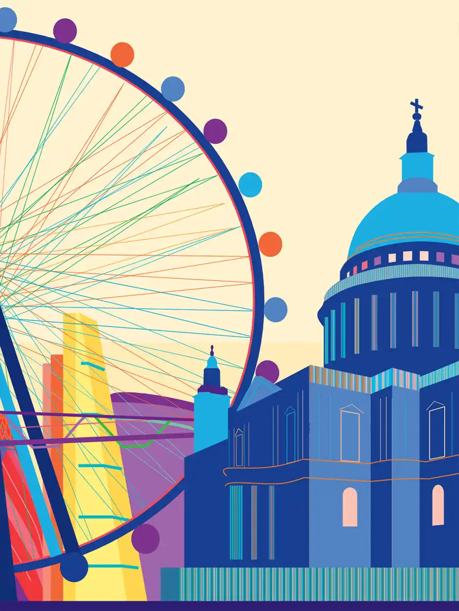 London I Love You Four Print