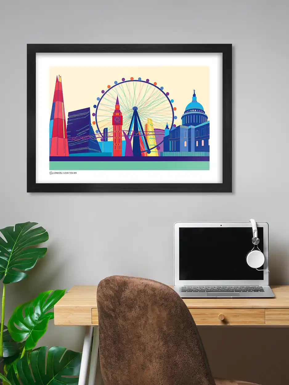 London I Love You Four Print