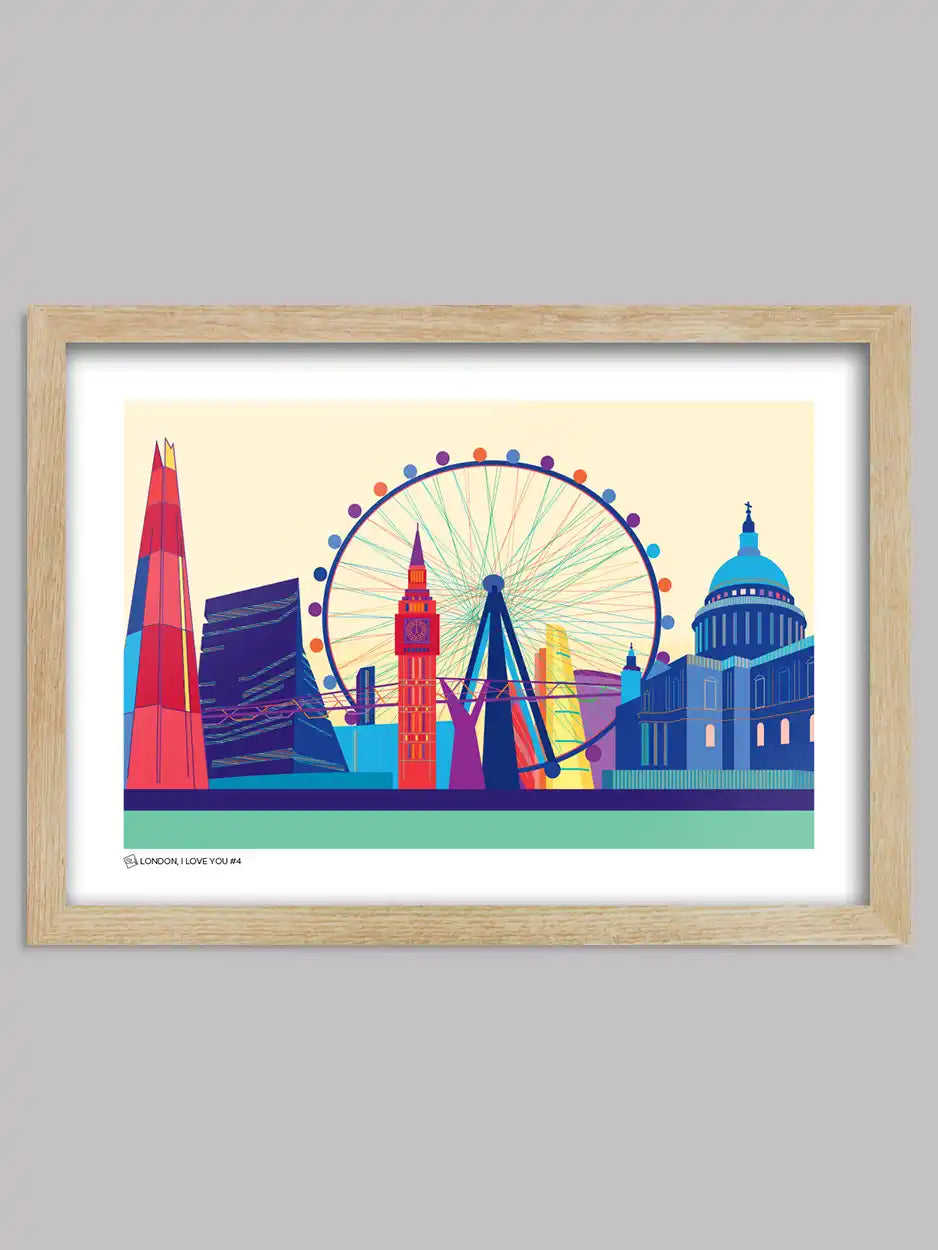 London I Love You Four Print