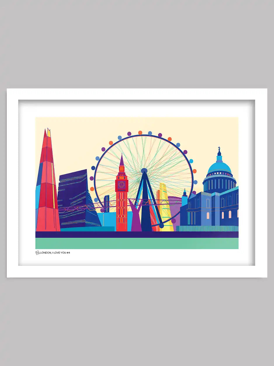 London I Love You Four Print